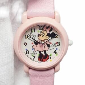 Vintage Disney X Lorus Minnie Mouse Pink Watch